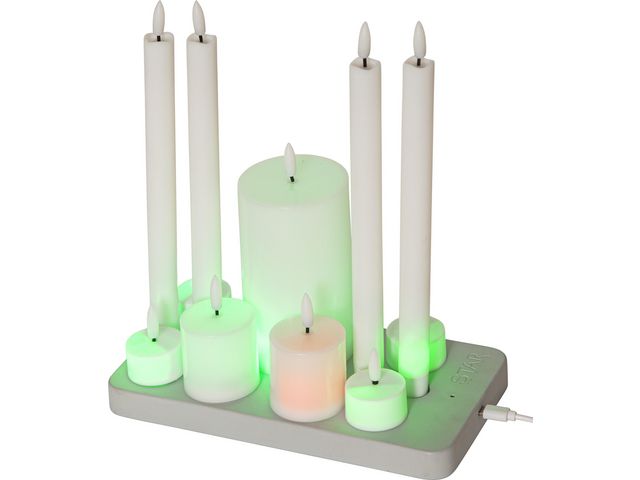 Ljus STAR T LED Flamme laddstation mix