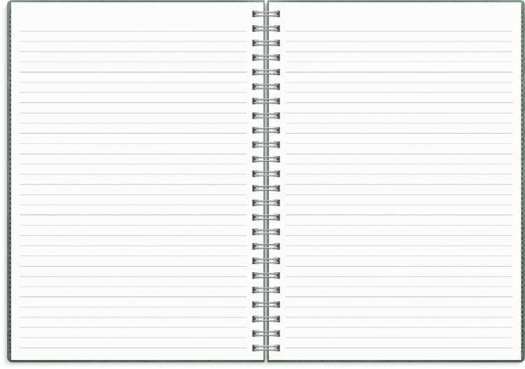 Kalender Study Twist A5 grön 26/27