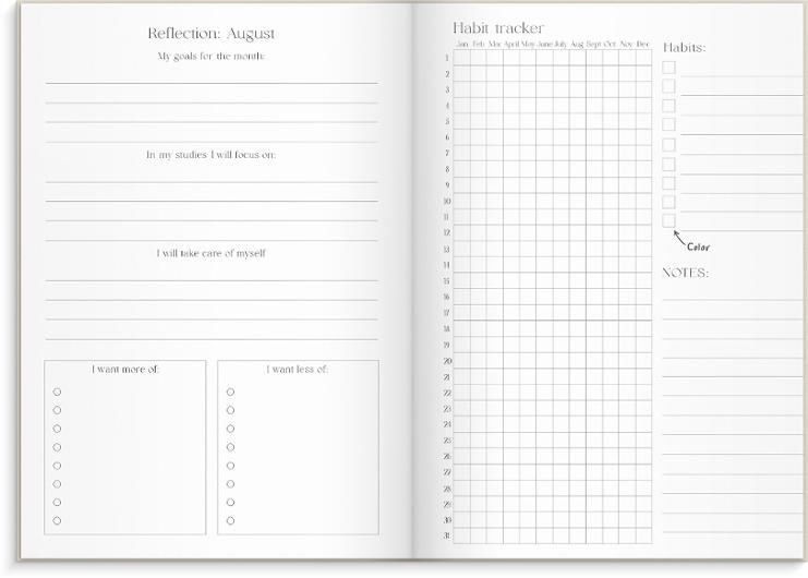 Student Planner beige 26/27