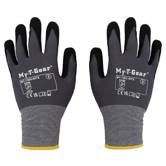 Montagehandske MY-T-GEAR nitril grå 12