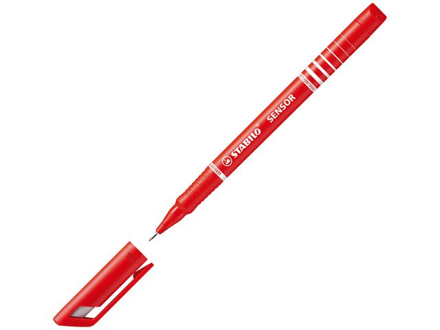 Fineliner STABILO Sensor 0,3mm röd